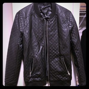 Faux leather jacket